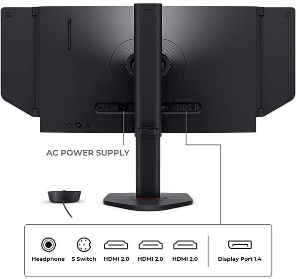 Фото - Монитор игровой BenQ ZOWIE XL2566X+ (9H.LMRLB.QBE) Dark Grey