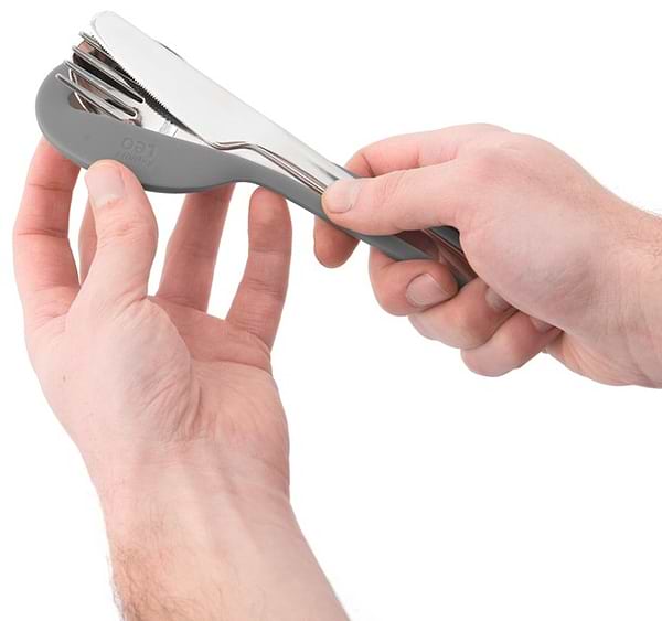 Фото - Набор столовых приборов Berghoff 3950231 LEO дорожный 4 пр.