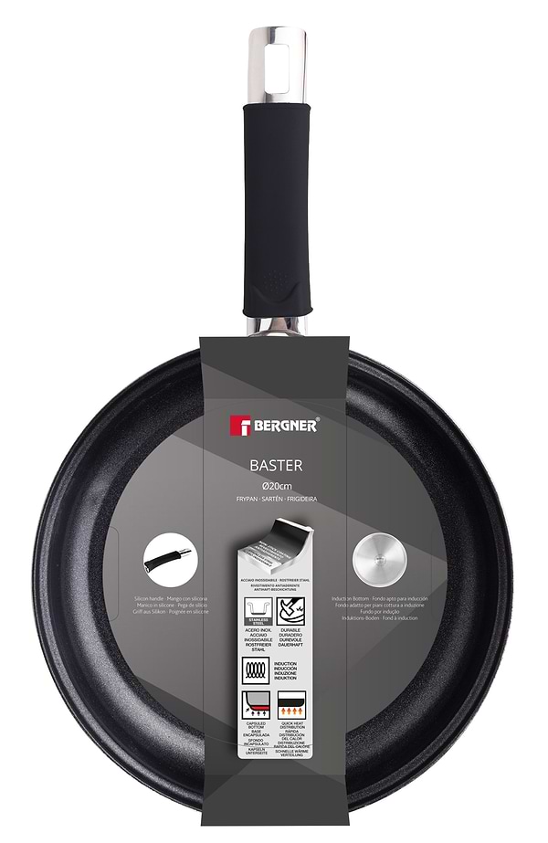 Фото - Сковорода універсальна Bergner Baster 20 см (BGEU-5501)