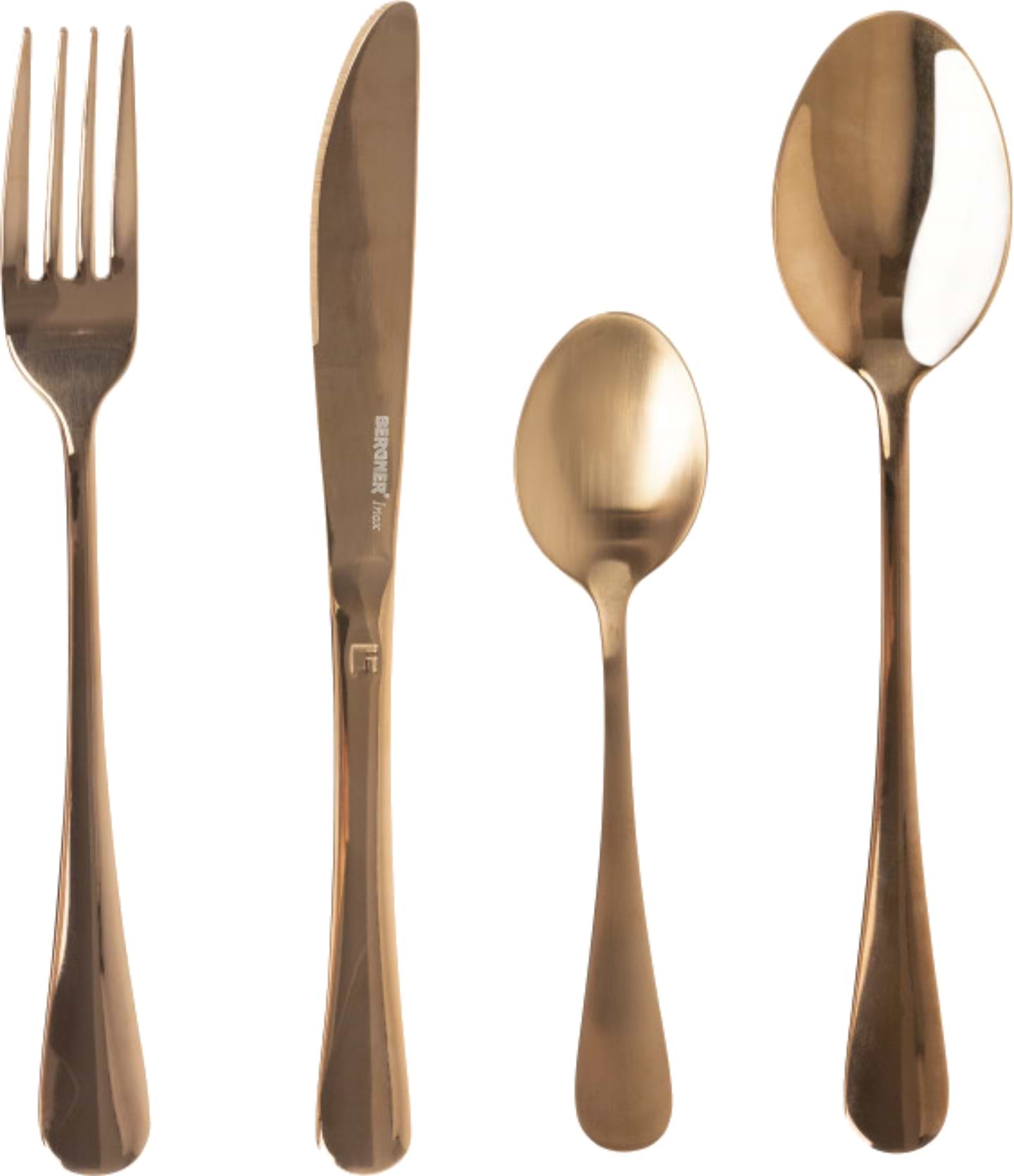 Набор столовых приборов Bergner Copper 16 пр. (BG-45182-CP) - Фото 1