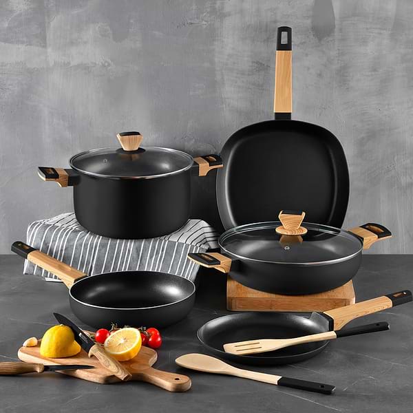 Фото - Кастрюля Bergner Earth black 2.5 л (BG-32035-BK)