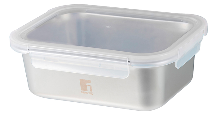 Ємність для зберігання Bergner Go Lovers 800 мл (BG-36310-GY) - Фото 1