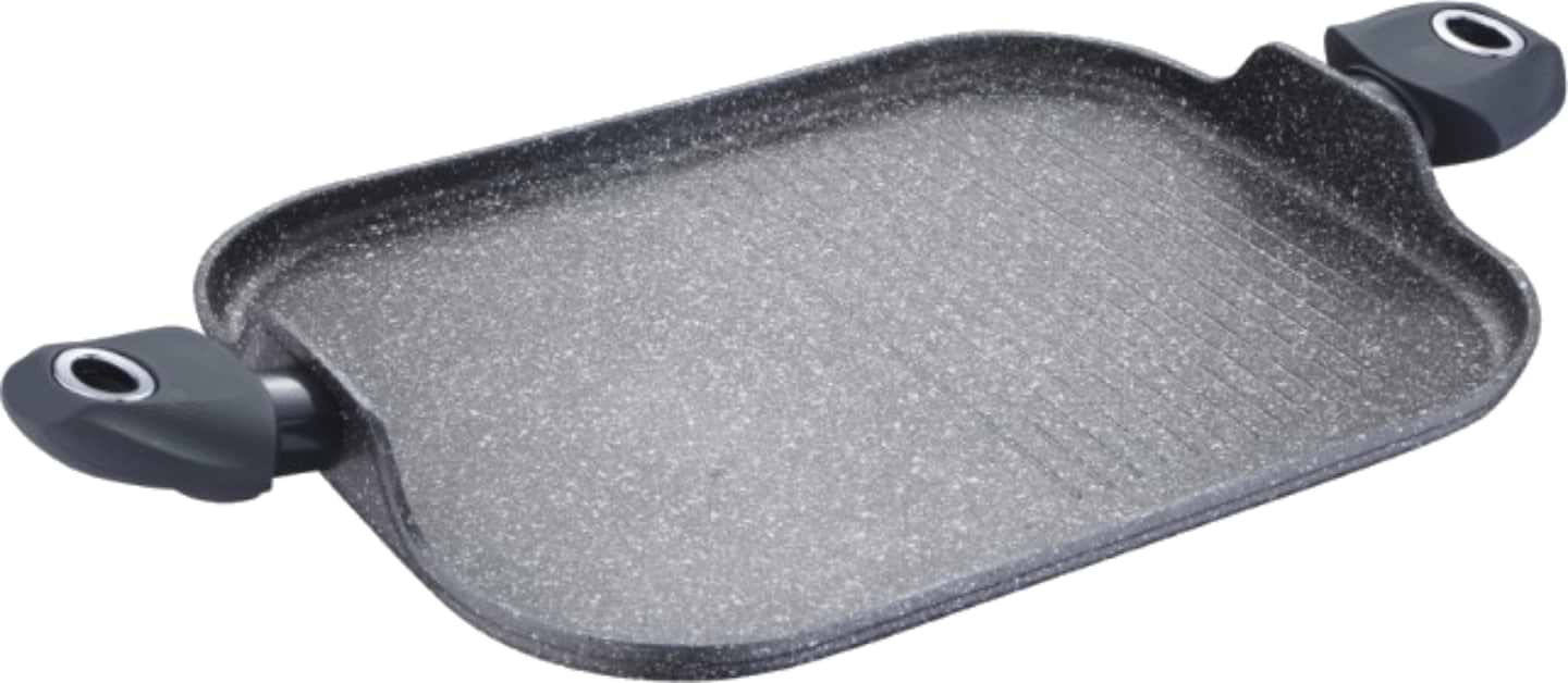 Сковорода гриль Bergner Orion 35.5x28.3 см (BG-8523-MBG) - Фото 1