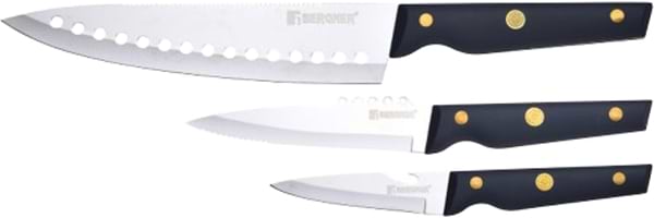 Фото - Набір ножів Bergner Pro reeco 3 пр. (BG-41026-DBL)
