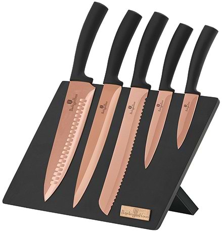 Фото - Набір ножів BerlingerHaus Metallic Line Rose Gold Edition 6 пр. (BH-2609)