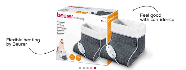 Фото - Електрогрілка для ніг Beurer FW 20 Grey