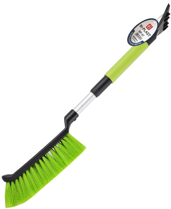 Щетка для автомобиля Bi-Plast телескопическая со скребком (BP-57)