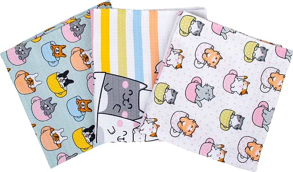 Фото - Набір рушників Biltex вафельних Pets 45x60