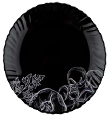 Салатник Vittora V-175Bvs Овощной этюд Black Wave 175 мм