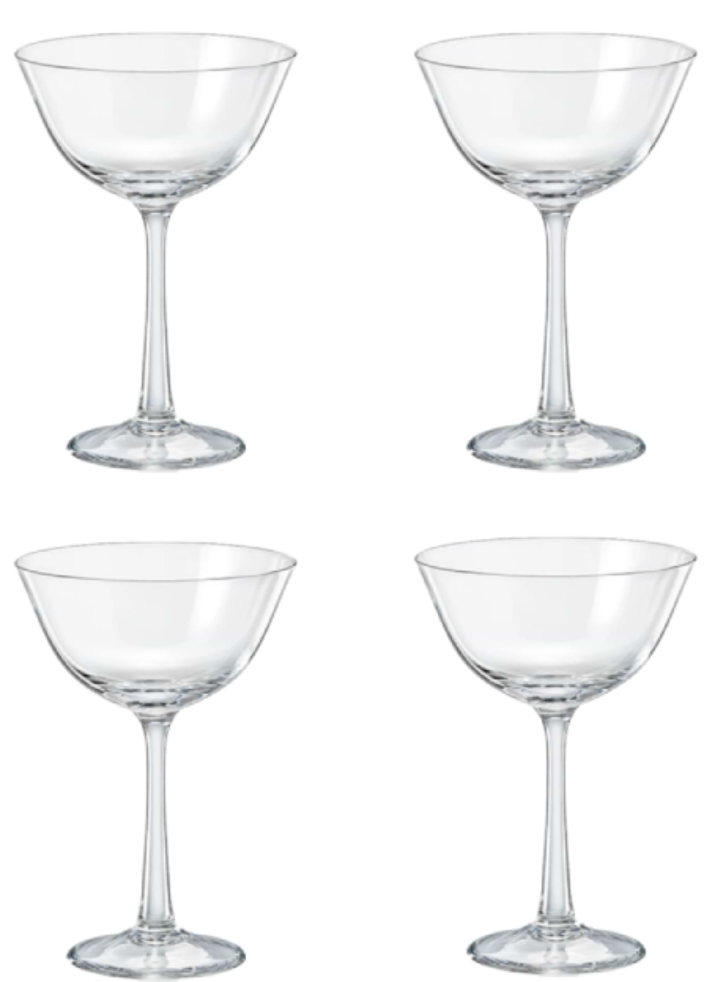 Набор бокалов Bohemia Pralines 170 мл 4 шт. (b40917)