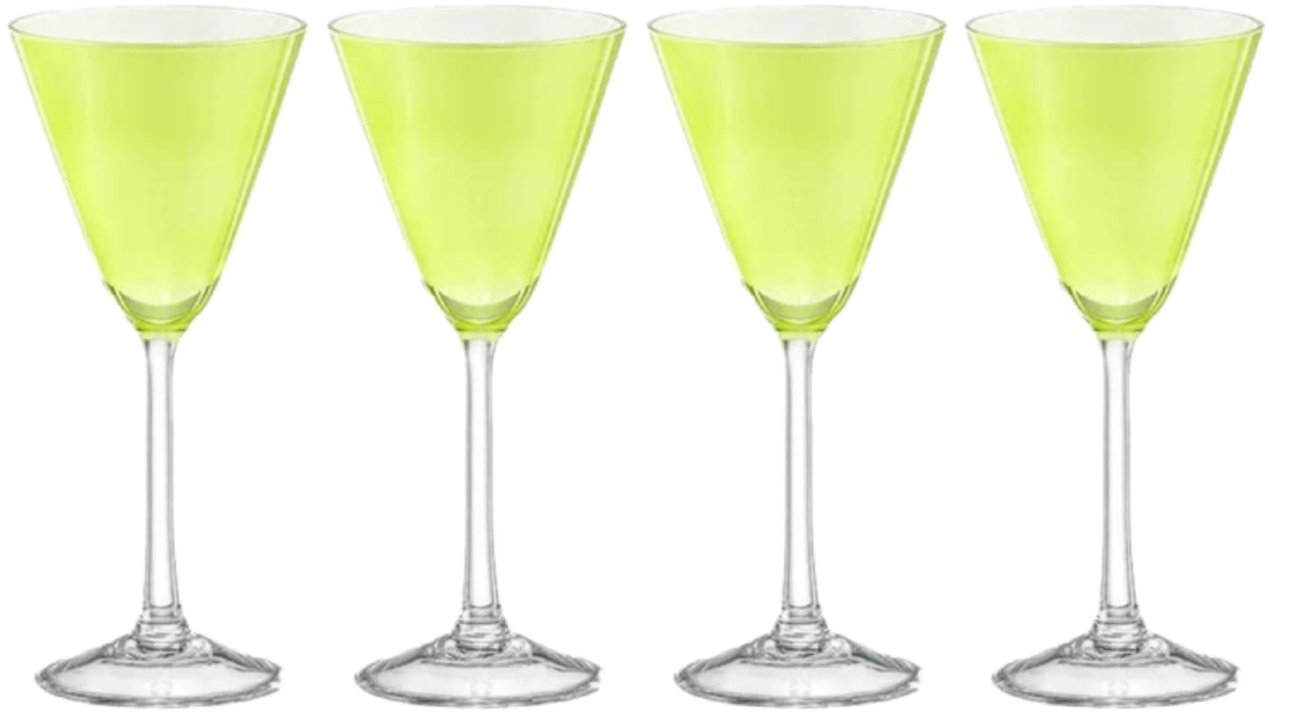 Набір келихів Bohemia Pralines Green 90 мл (D5248) 4 шт. (b40916-D5248) - Фото 1