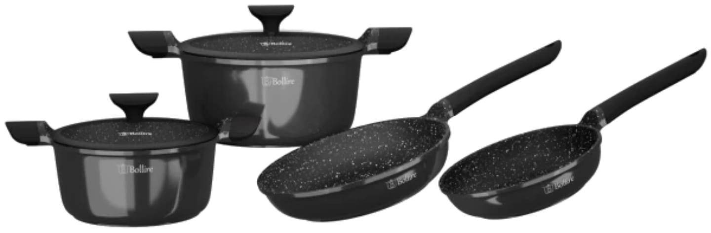 Купити Набір посуду Bollire ASTI 6 пр. (BR-1319) - Фото 1 Набір посуду Bollire ASTI 6 пр. (BR-1319) - Фото 1