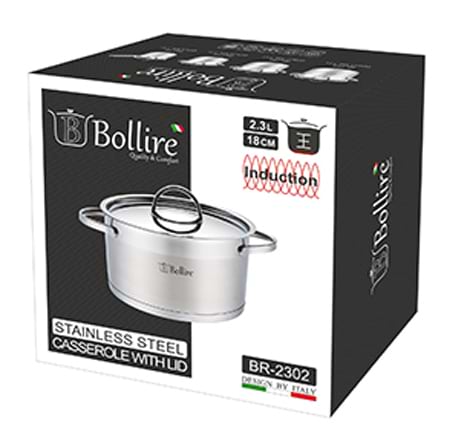 Фото - Каструля Bollire BR-2302 Catania 18 см 2.3 л