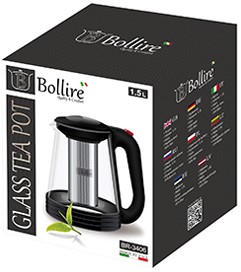 Фото - Чайник заварочный Bollire BR-3406 1.5. л