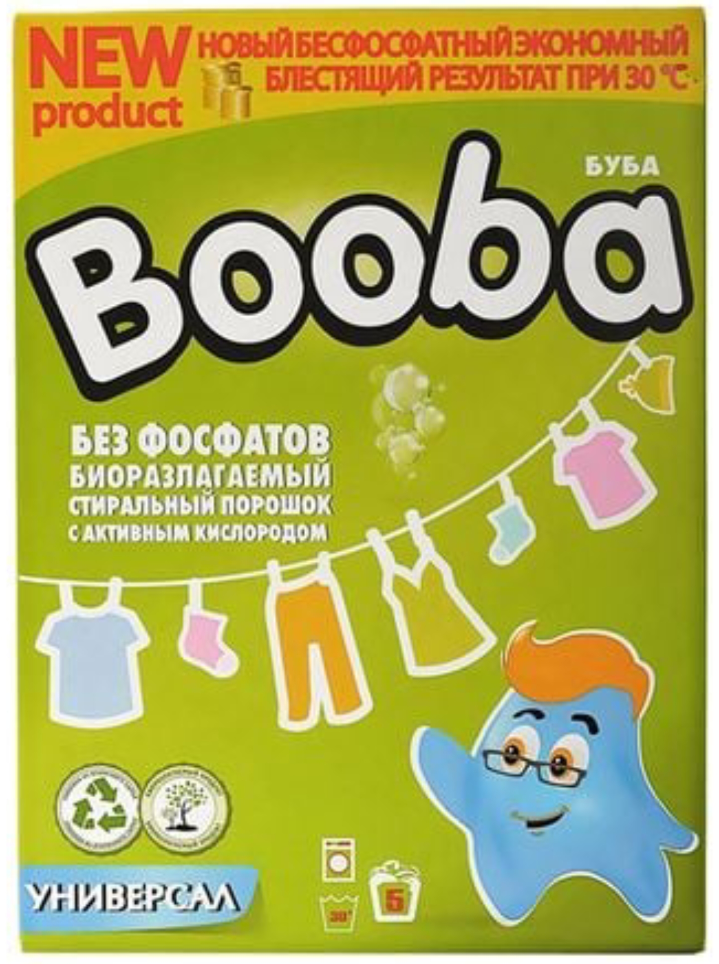 Пральний порошок BOOBA Універсал 350 г (4820187580012)