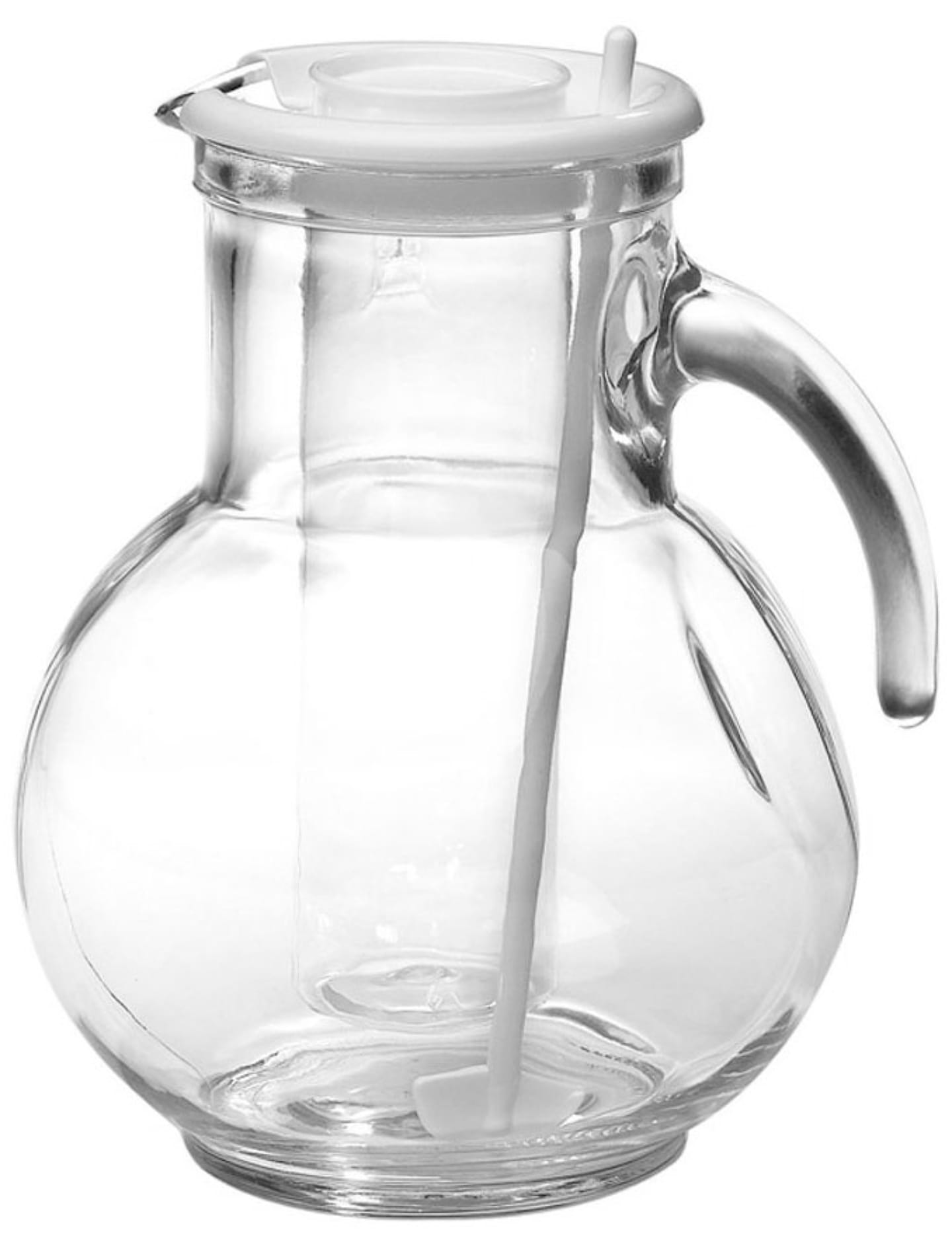 Глечик Bormioli Rocco KUFRA з білою кришкою 2 л (135729MB1321990)