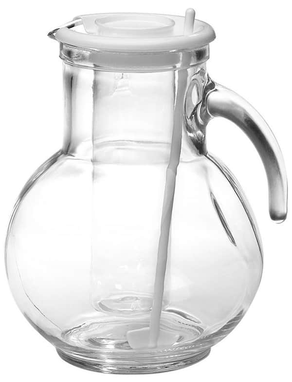 Фото - Глечик Bormioli Rocco KUFRA з білою кришкою 2 л (135729MB1321990)