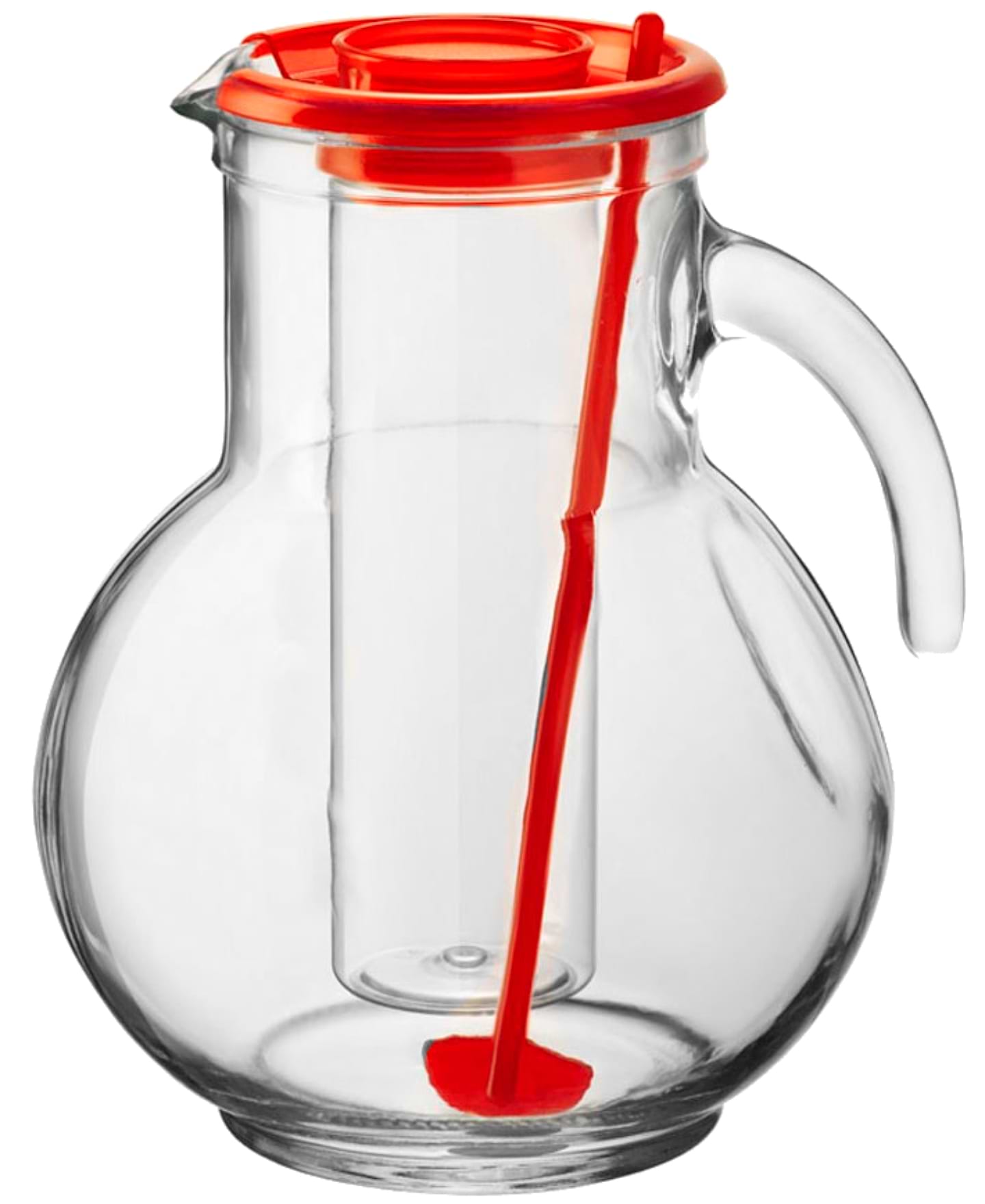 Глечик Bormioli Rocco KUFRA з червоною кришкою 2 л (135729MR1321990)