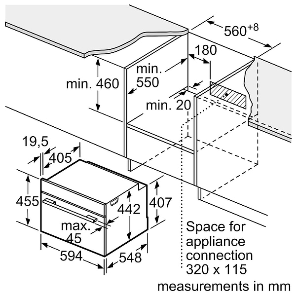 Фото - Духова шафа електрична Bosch CMG7241B1