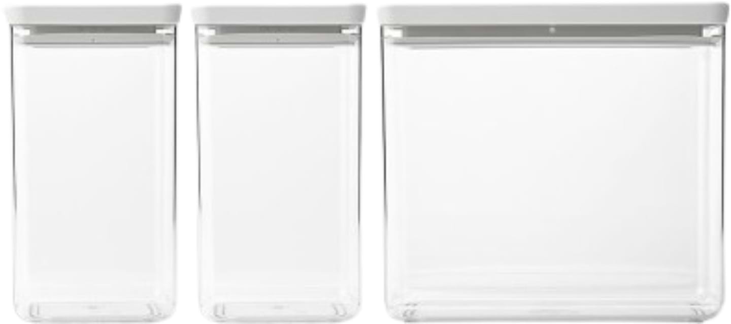 Купити Набір ємностей для сипучих Brabantia 2х1,6 л + 1х3,5 л (230769) - Фото 1 Набір ємностей для сипучих Brabantia 2х1,6 л + 1х3,5 л (230769) - Фото 1