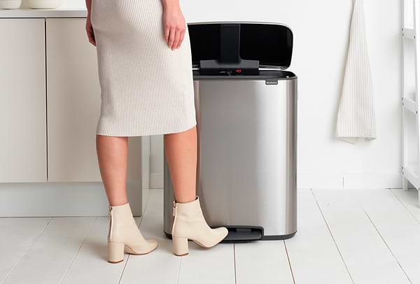 Фото - Бак для сміття з педаллю Brabantia Bo PedalL Bin 2х30 л 211461