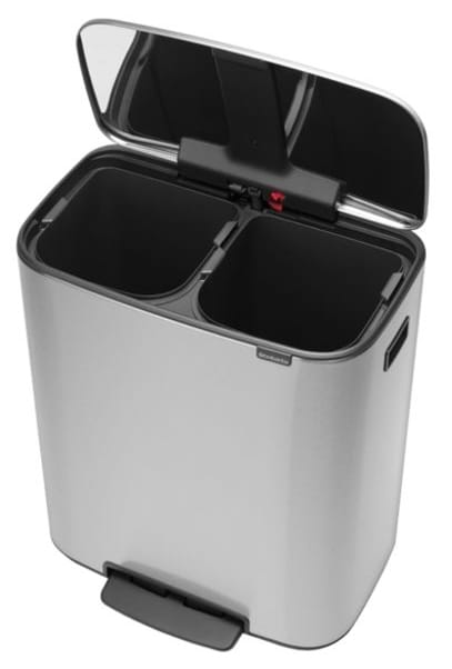 Фото - Бак для сміття з педаллю Brabantia Bo PedalL Bin 2х30 л 211461