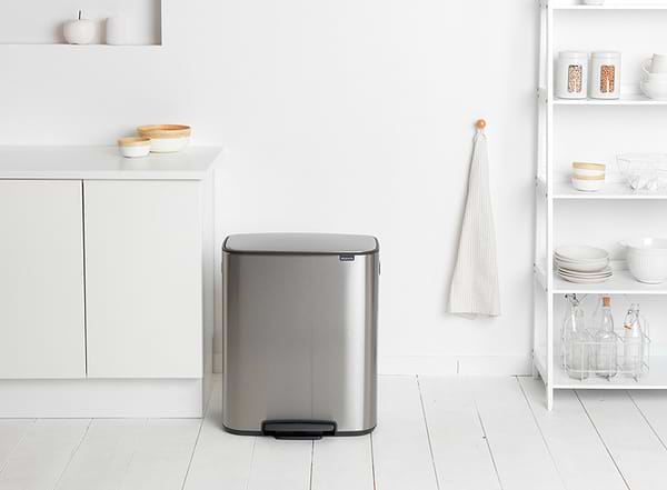 Фото - Бак для сміття з педаллю Brabantia Bo PedalL Bin 2х30 л 211461