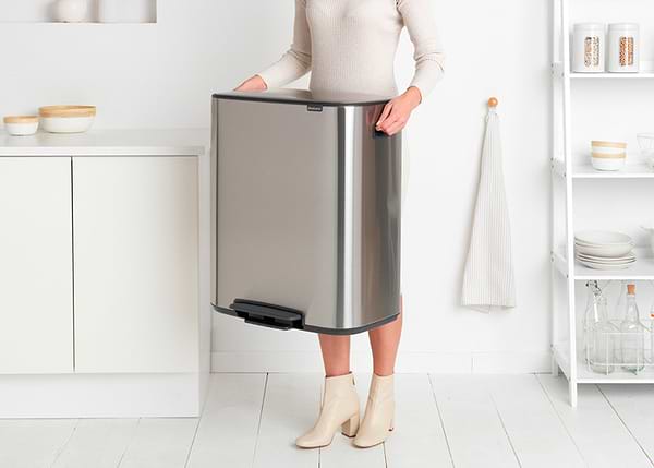 Фото - Бак для сміття з педаллю Brabantia Bo PedalL Bin 2х30 л 211461
