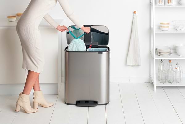 Фото - Бак для сміття з педаллю Brabantia Bo PedalL Bin 2х30 л 211461