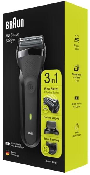Фото - Бритва Braun Series 3 300BT Black