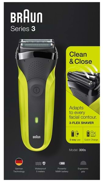 Фото - Бритва Braun Series 3 300s Black/Green