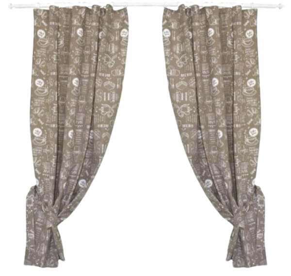 Фото - Комплект штор Прованс Breakfast beige 136х170 см (011139) Фото - Комплект штор Прованс Breakfast beige 136х170 см (011139)