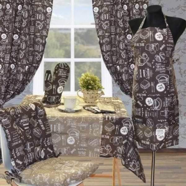 Фото - Комплект штор Прованс Breakfast brown 136х170 см (011137)