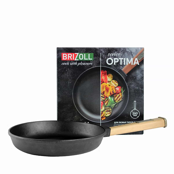 Фото - Сковорода універсальна Brizoll O2840-P Optimа 280 х 40 мм