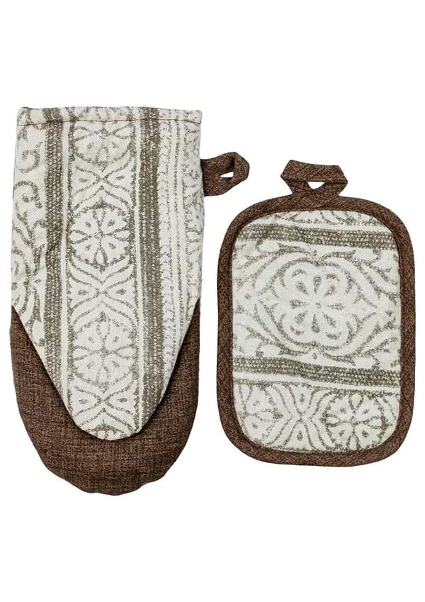 Фото - Набор прихваток Прованс Brown 15х20 см 29х15 см (030495)