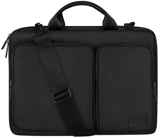 Фото - Сумка для ноутбуку BUBM 17" чорна з коричневим