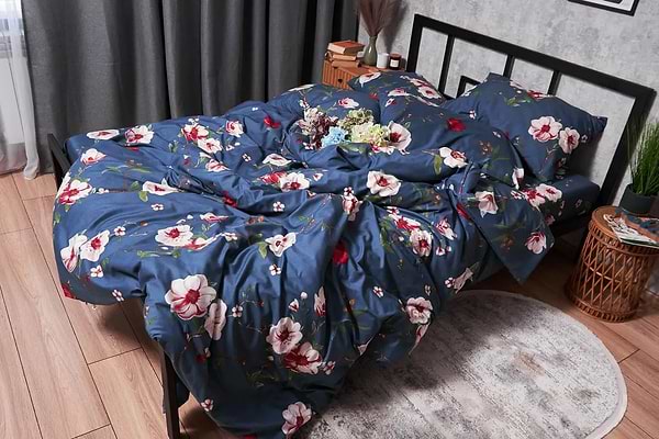 Фото - Комплект постільної білизни Moon&Star Полісатин Premium «Bush Peony» 160х220х2 см нав. 4х50х70 (MS-820003743)