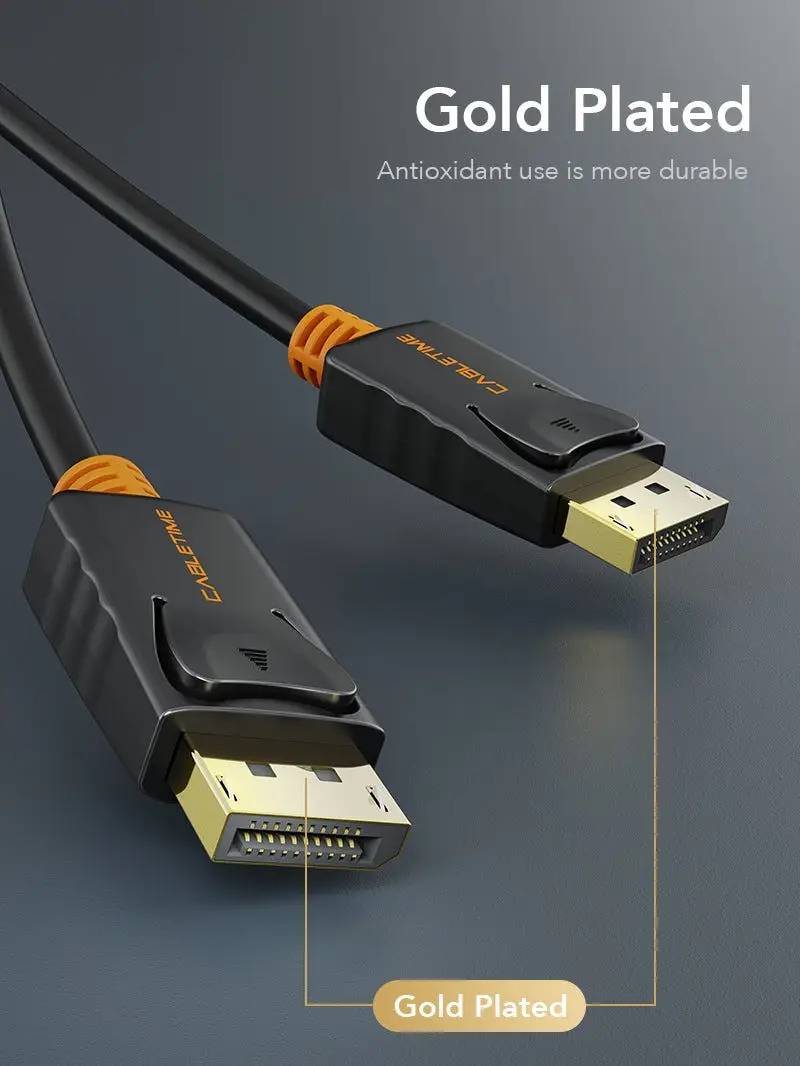 Фото - Кабель Cabletime \DisplayPort - DisplayPort V 1.2 (M/M) 1m Black (CD21H)