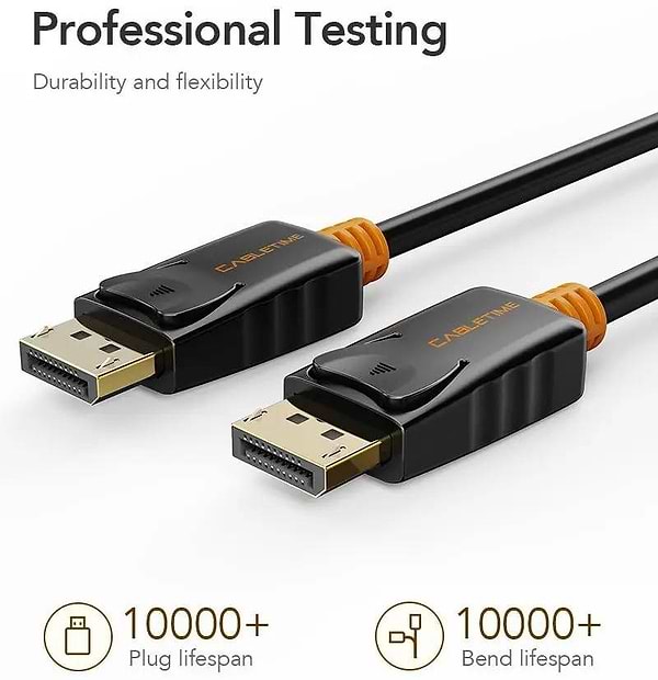 Фото - Кабель Cabletime \DisplayPort - DisplayPort V 1.2 (M/M) 1m Black (CD21H)