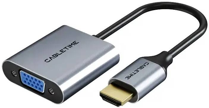 Переходник Cabletime HDMI - VGA (F/M) 0.2 м (CP53G)