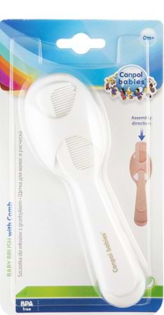 Набор расчесок для детских волос Canpol babies белая (56/160_whi)