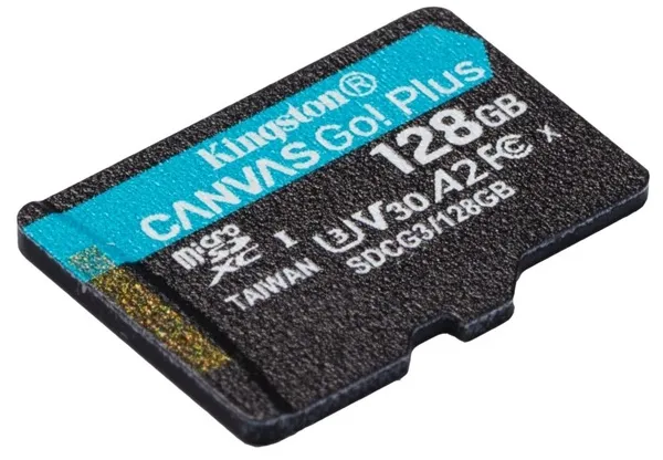 Фото - Карта памяти Kingston microSDXC 128Gb Canvas Go+ U3 V30 (SDCG3/128Gb)+ad