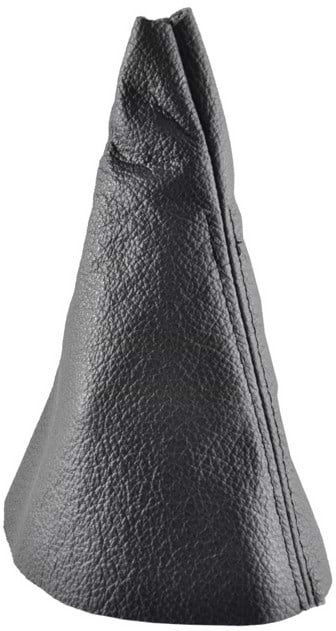 Чехол на рычаг CarLife кожаный VW Caddy 2004-2015, черный (GS 07)