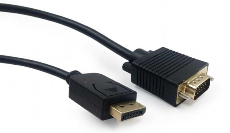 Кабель Cablexpert DisplayPort - VGA 1.8m Black (CCP-DPM-VGAM-6) - Фото 1