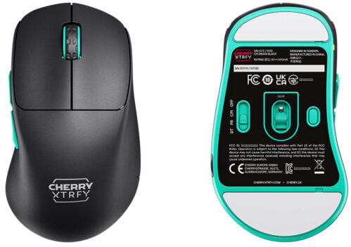 Фото - Мышь беспроводная игровая Cherry Xtrfy M64 Black (CX-M64W-BLACK)