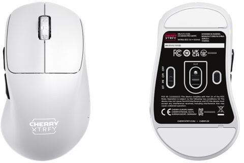 Фото - Мышь беспроводная игровая Cherry Xtrfy M64 PRO White (CX-M64W-PRO-WHITE)