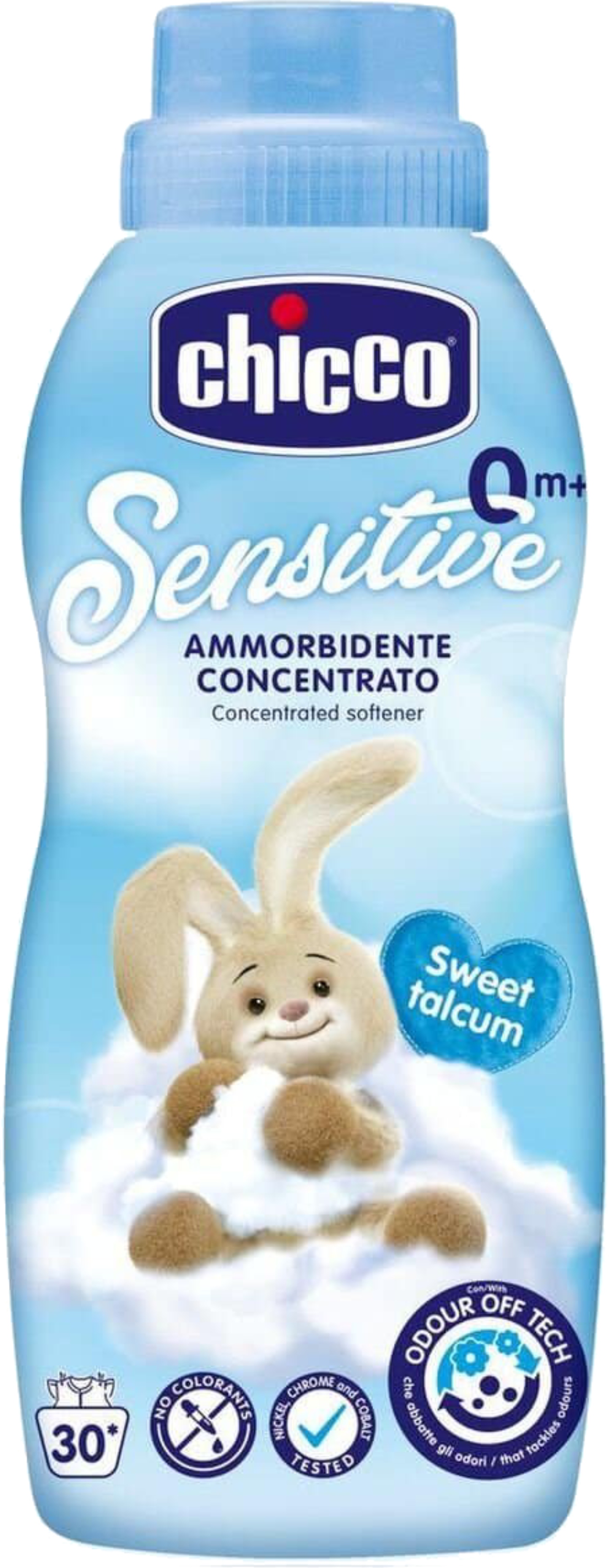 Ополаскиватель для белья Chicco Sweet Talcum серии Sensitive 750 мл (67294.20)