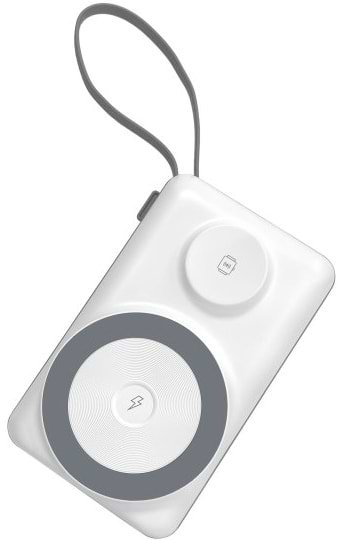 Фото - Батарея мобильная Choetech Magnetic Wireless 20000mAh 22.5W,USB-A,2xUSB-C PD,QC3.0,Apple Watch charger White (B696-GW)