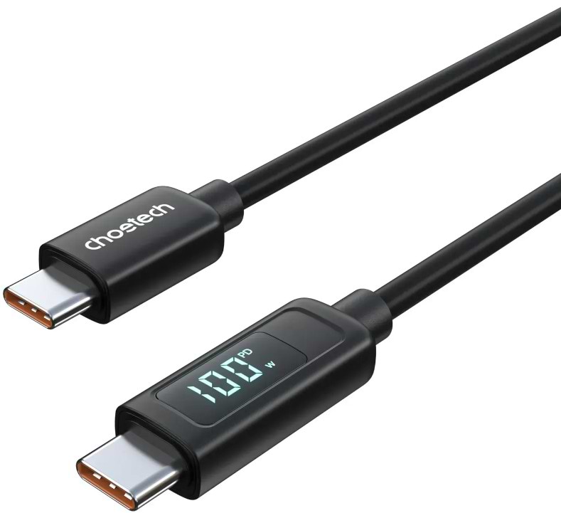 Кабель Choetech PD100W USB-C to USB-C 1.8m (XCC-1063)