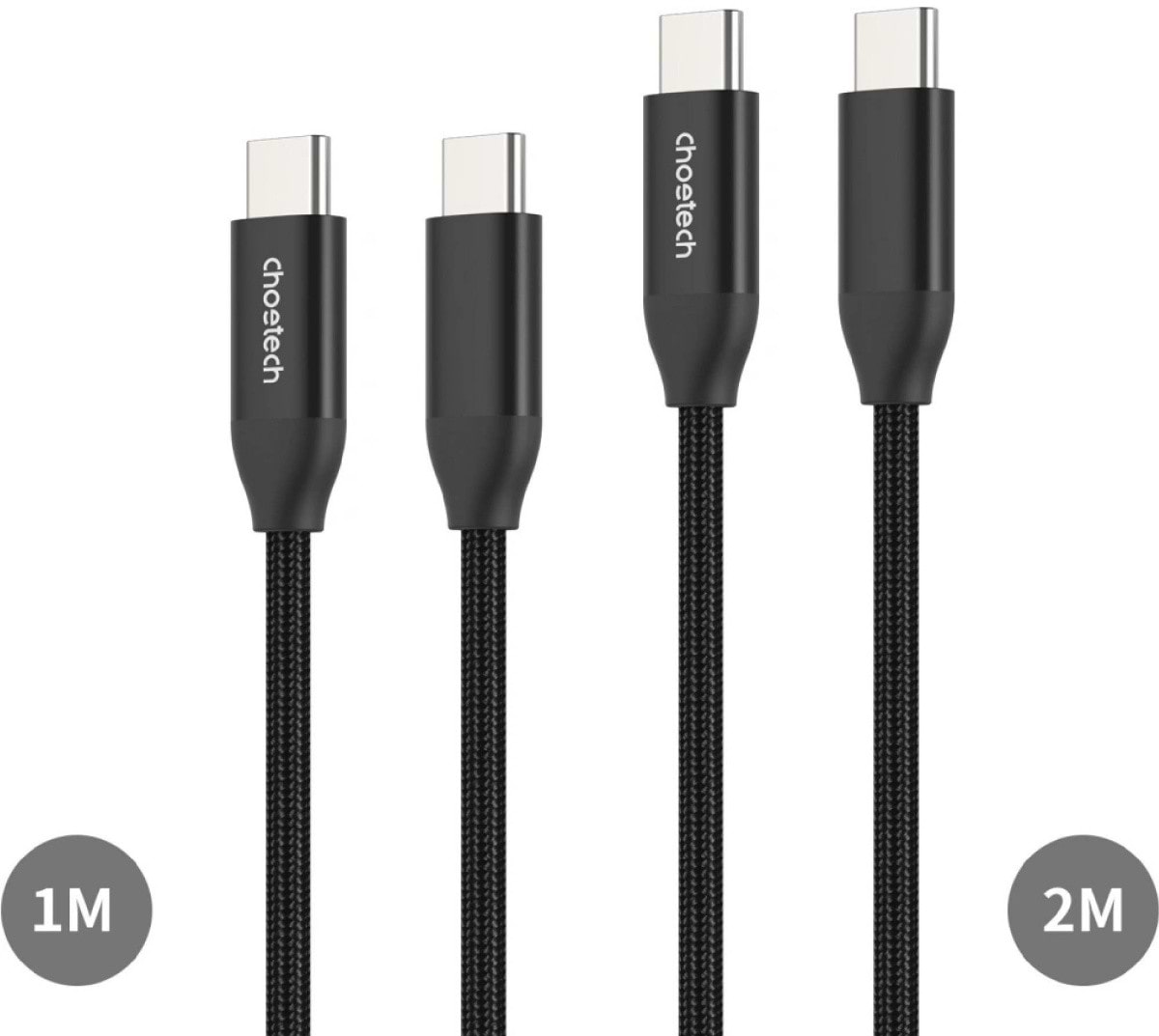 Кабель Choetech PD3.1 240W 1+2m USB-C (XCC-1060)